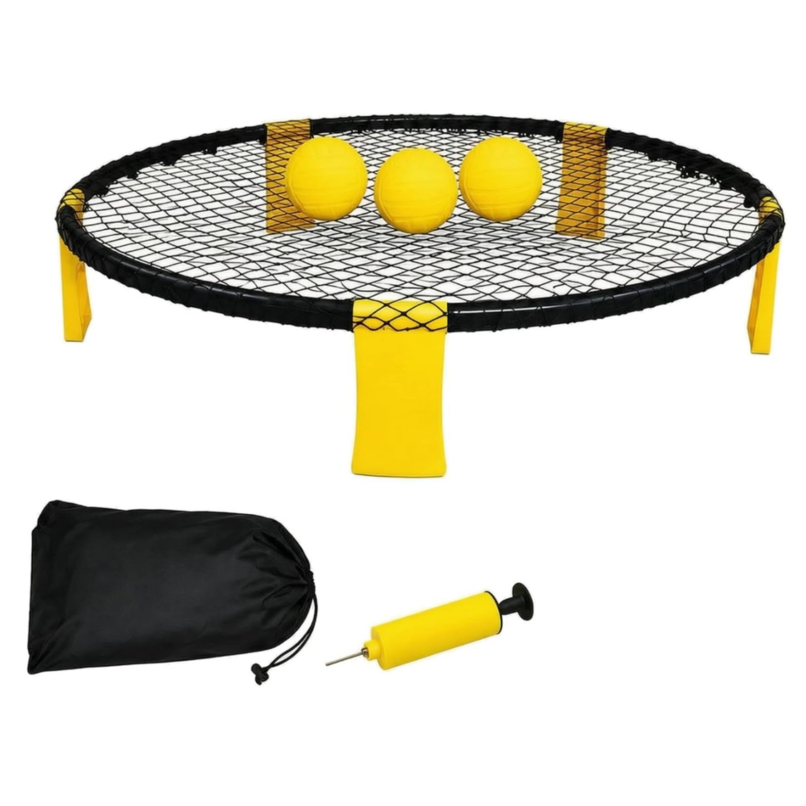 Harilla Gioco di Rinculo con Re Circolare Pieghevole Gioco con Palline Gonfiabili Re Durevole per Giardino,