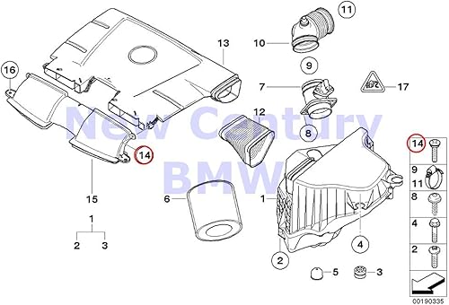 Miniatura 2 de BMW Torx-Bolt genuino para material plástico Isa L=25MM 128i 135i M Coupé X1 28i X1 28iX X1 35iX 128i 135i 323i 325i 325xi 328i 328xi 330i 330xi