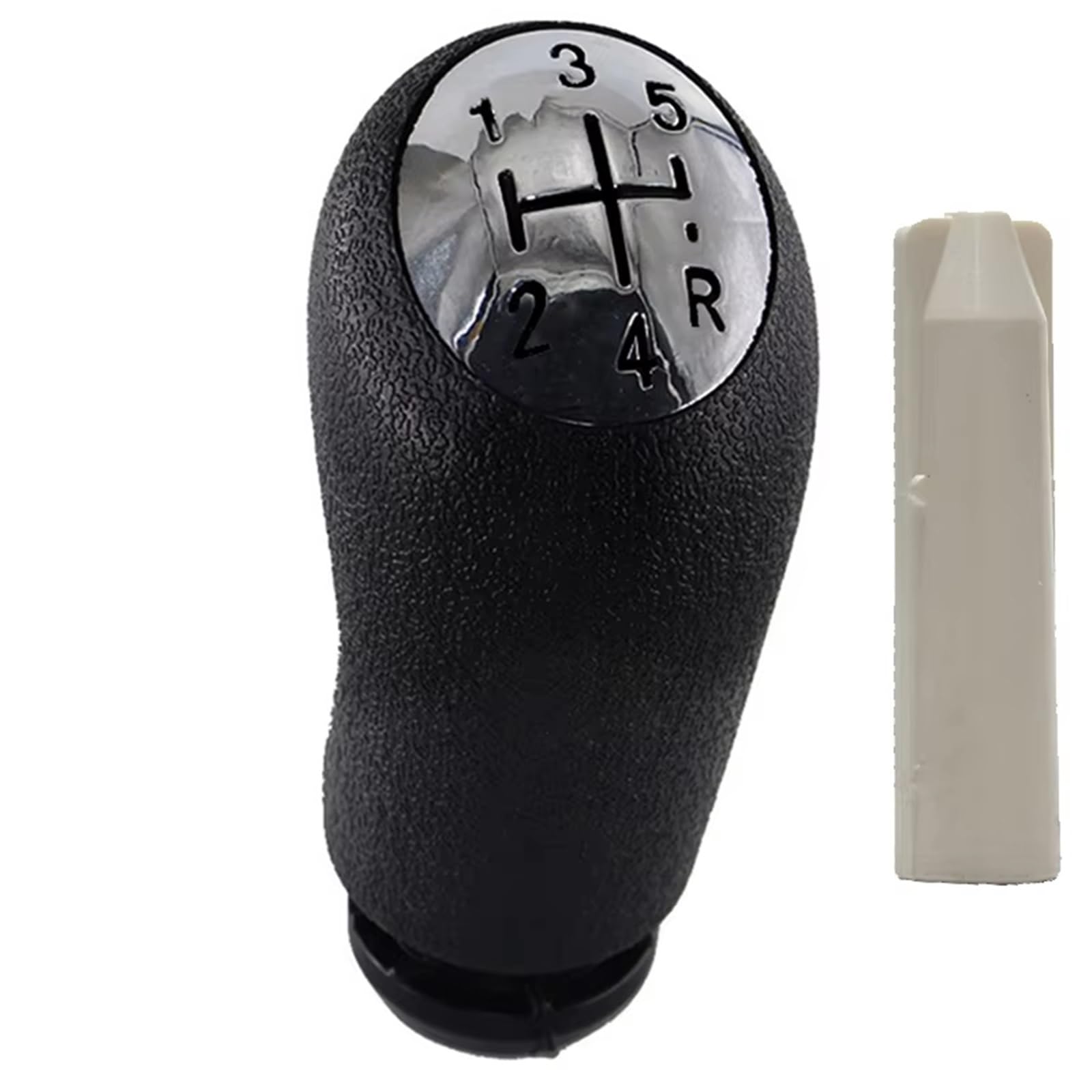 Cvcmgdgnea One Color 5 Speed Chrome Car Mt Gear Shift Knob Sleeve Adapter Lever For Megane Ii Mk2 Scenic 2 Clio 3 Iii Mk3 Gear Shift Knob Manual