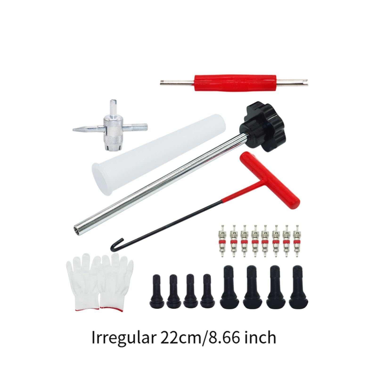 Amagogo Herramienta Genérica para Extraer Vástagos de Válvulas de Neumáticos, Herramienta para Extraer E Instalar Núcleos de Válvulas de Neumáticos, Herramien, 23pcs