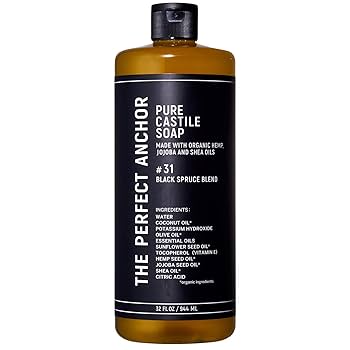 ザ・パーフェクトアンカー ピュアカスチールソープ 944ml×5本 Amazon | ザ・パーフェクトアンカー ピュアカスチールソープ