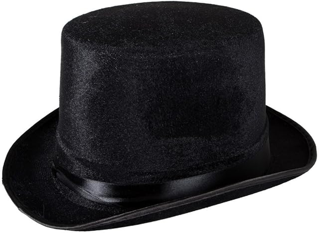 Henbrandt Top Hat Black Velour (Adult)