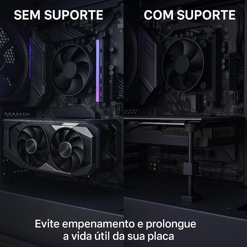 Suporte Ajustável para Placa de Vídeo: Review após 7 dias de uso