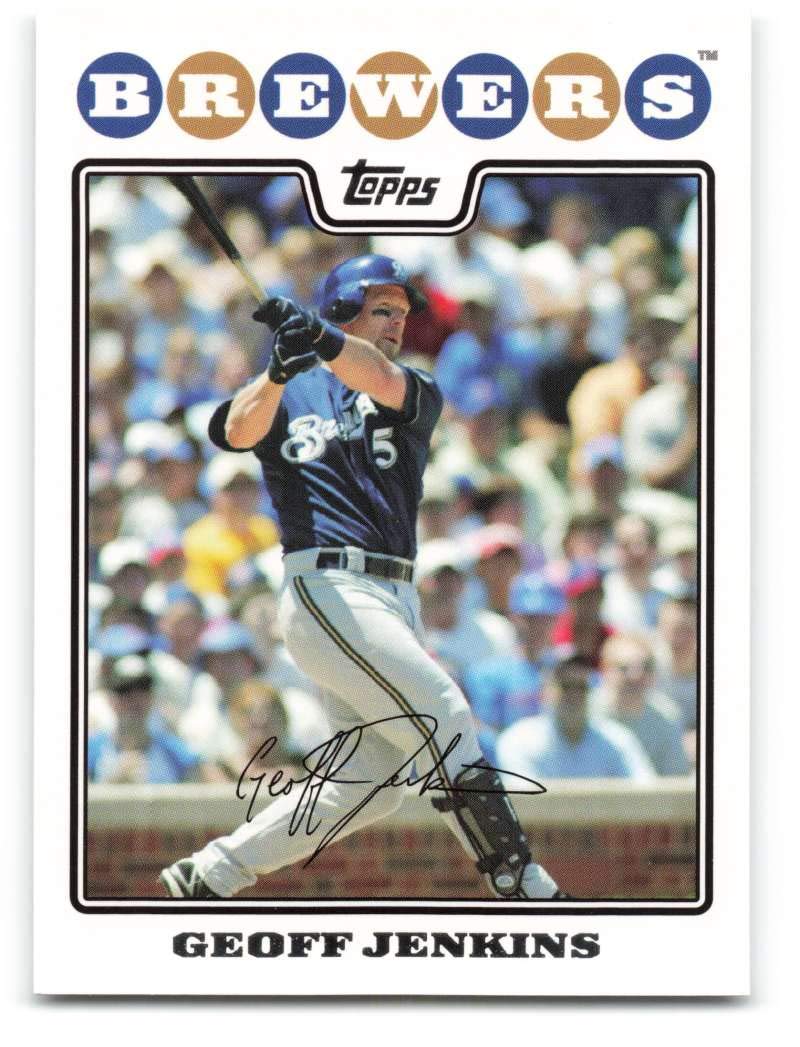 Amazon.com: 2008 Topps #206 Geoff Jenkins NM-MT Milwaukee Brewers 
