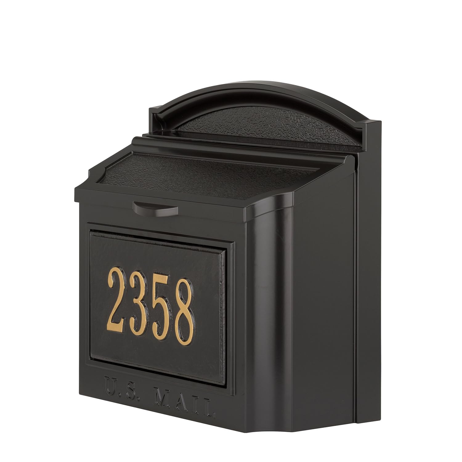Xhlokk Locking Wall-Mount Mailbox, Morden Metal Mailboxes For Outside