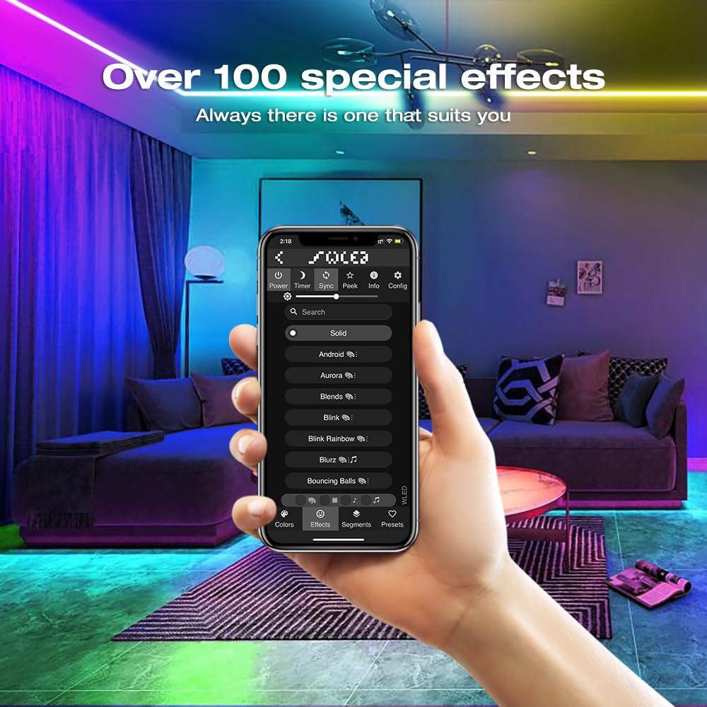 GLEDOPTO ESP32 WLED WIFI Digital LED Controller DIY Plus de 100 effets lumineux Maximum 800 IC Number Segmented Control Colours