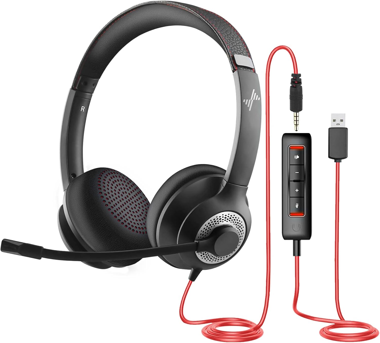 USB Headset with Mic for PC