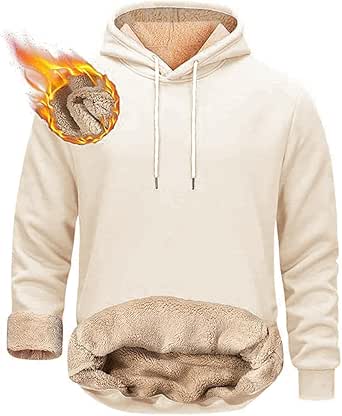 FREE SOLDIER Men's Tactical Winter Fleece Pullover Hoodie Warm Long Fleece Lined Hooded Sweatshirt Army Green At Men's Clothing Store