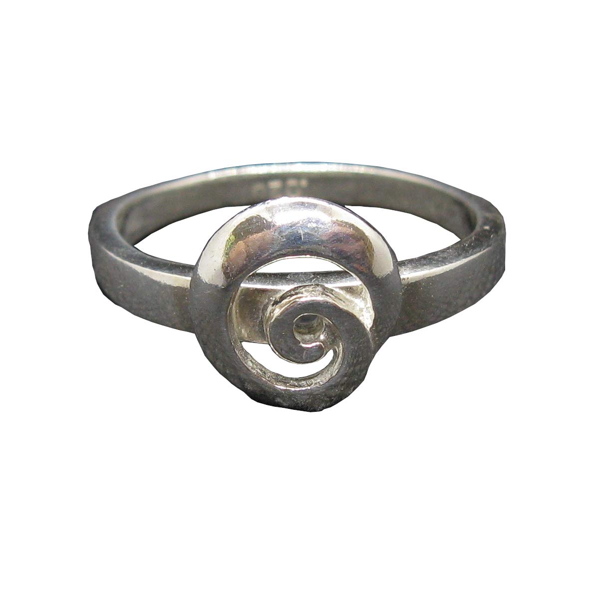 Bague en argent spirale solide 925 Empress R002015 - 8