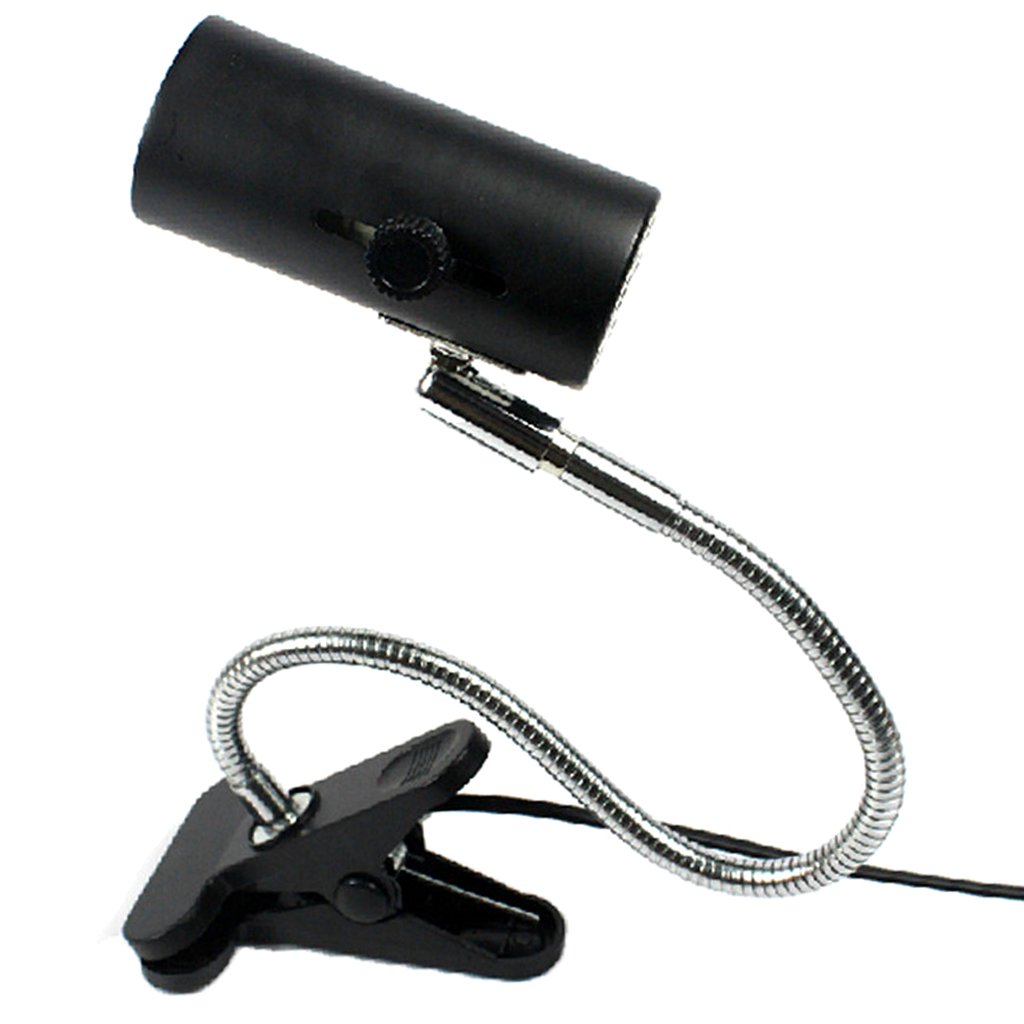 Ms Enterprise Aquarium Reptile Light Holder Cl Ceramic Heat L Stand EU Plug Black