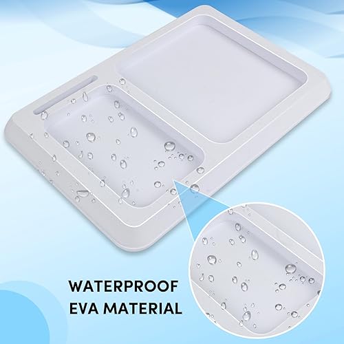 Miniatura 5 de VEITHI Almohadilla de tablero de barco, organizador antideslizante para tablero de barco, perfecto para consolas centrales de lanchas de pesca,