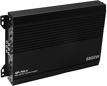 Amazon.co.jp: J-ouuo カーステレオアンプ 4 チャンネルアルミ合金車の