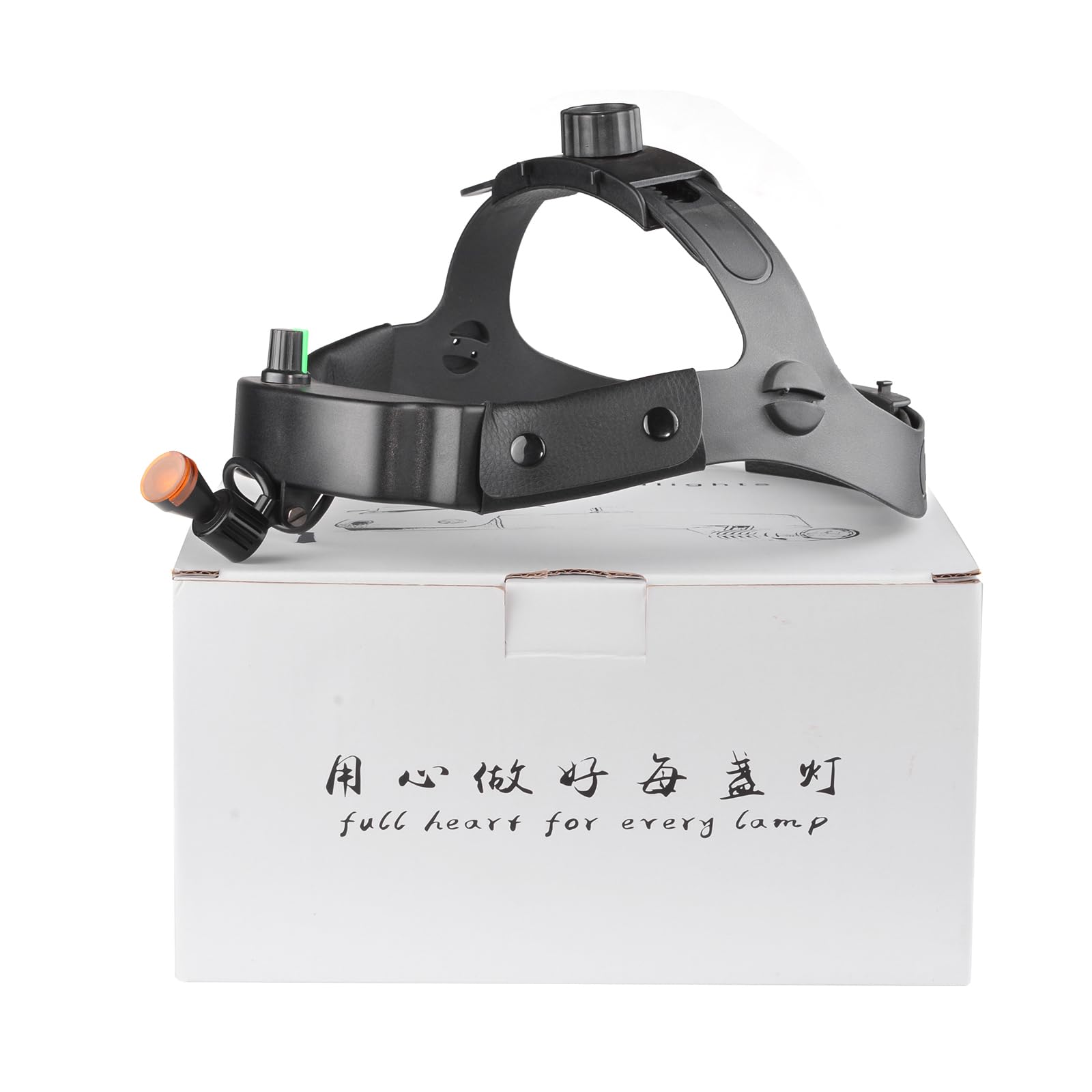 3 W leichte Helm-Stirnlampe, LED-Scheinwerfer mit Filter für Lupen, hochintensive Stirnlampe