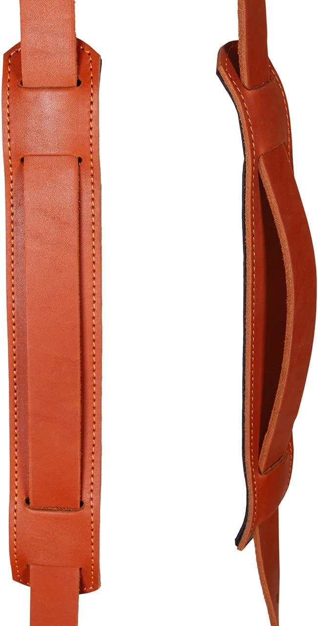 Leather Stronghold Suspension System, Comfortable Padded and Fully-Adjustable Padded Leather Tool Belt Suspenders.