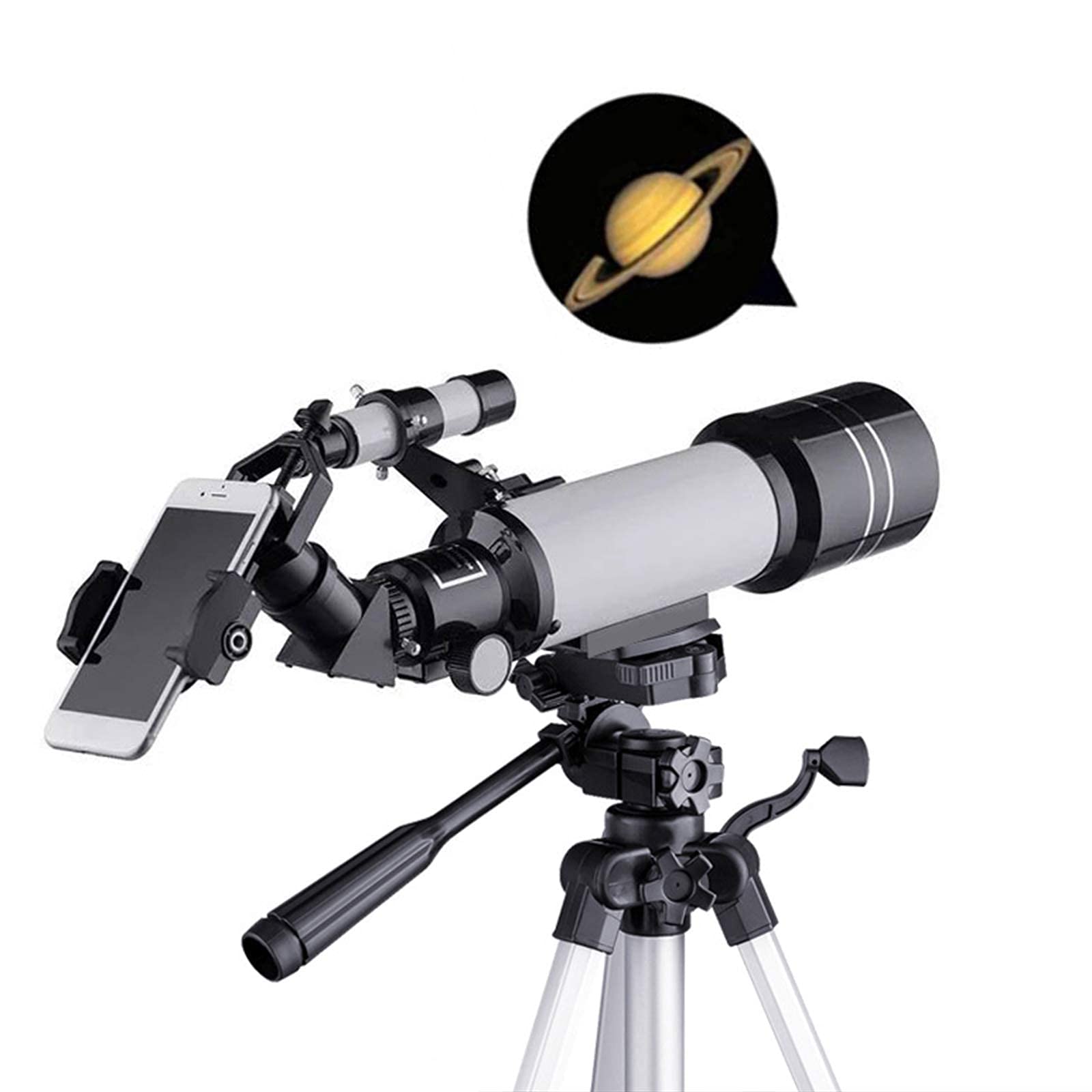 National Geographic Astronomical Telescope,HD Monoculars,Portable 70MM Refractor for Beginners And Children,Smart Phone Adapter with Adjustable Tripod Moon Filter Fi