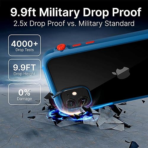 Miniatura 4 de Catalyst - Funda para iPhone 11 con parte trasera transparente, resistente a prueba de caídas de 10 pies, sistema de amortiguación de armadura