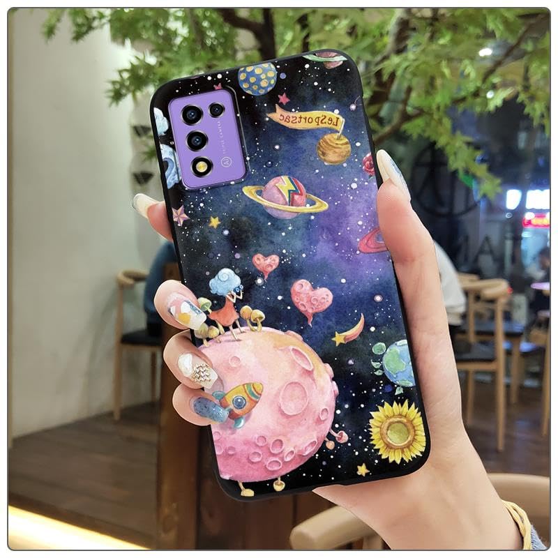Lulumi-Phone Case For ZTE Libero 5G iii/A202ZT, Back Cover Cute Soft case Design Full wrap Anti-knock Silicone Durable TPU Shockproof Cartoon protective Waterproof Cover