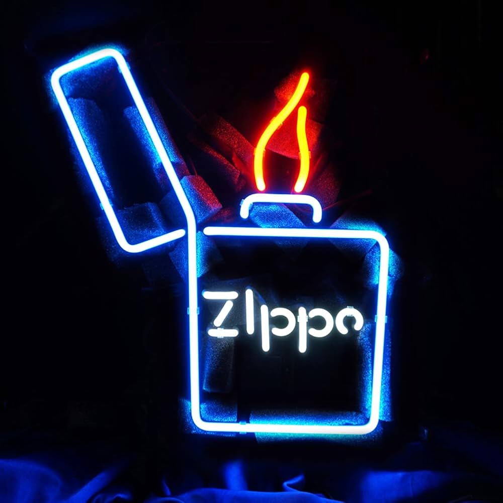 Zippo ネオンサイン ネオン管 インテリア Amazon | ネオンサイン、『Zippo』NEON SIGN ディスプレイ