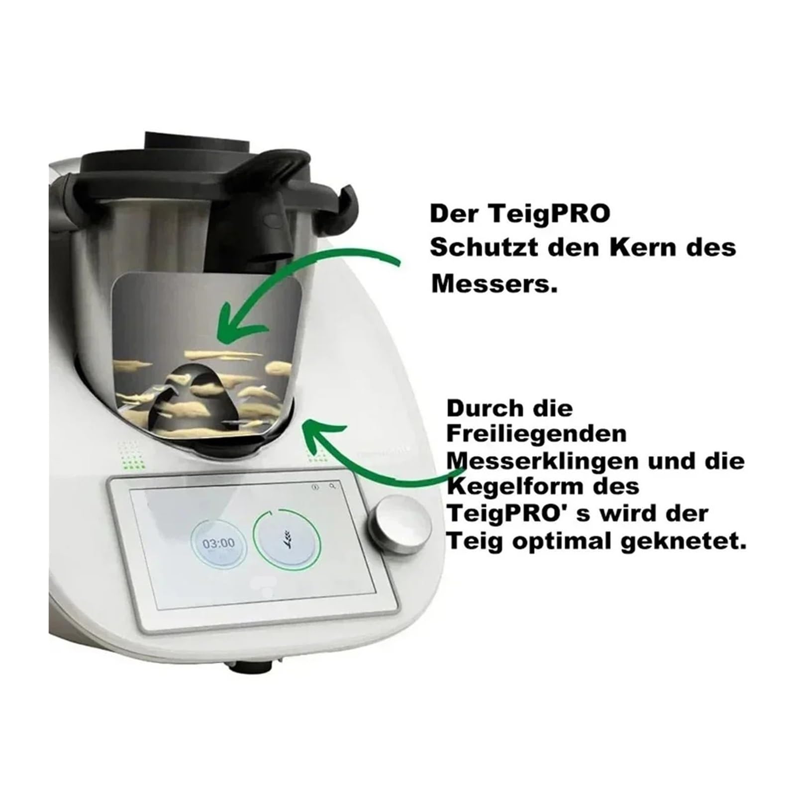 Compatibile Con Thermomix, TM6 TM5 Lama E Impasto Protezione