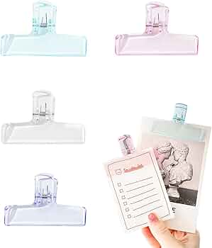 4個セット 透明 文具 便利 書類用 教科書 リップ 勉強クリップ おしゃれ 61EkZmeiw2L._AC_UF350,