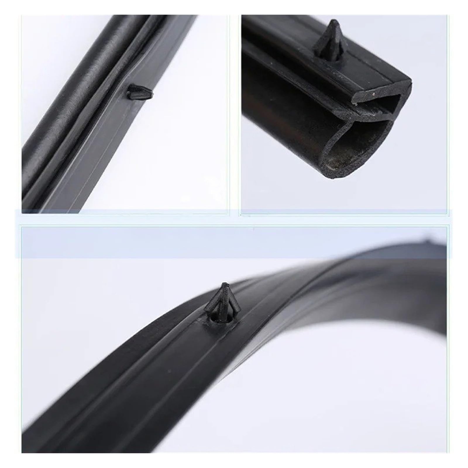 Joint Voiture Bande D'Étanchéité Bandes D'étanchéité Porte Voiture Pour Peugeot 307 Bandes Scellage Cadre Porte Arrière Panneau Intérieur Porte Arrière Automobiles Pièce Rechange(2 Pieces left and rig