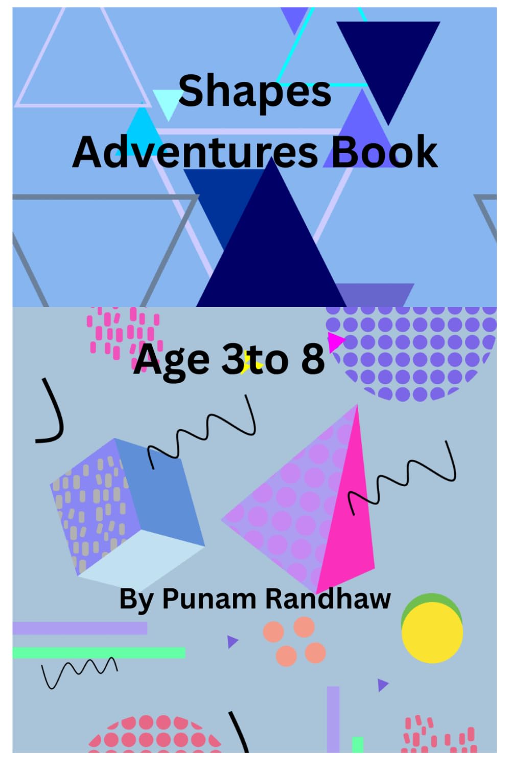 Shape adventure book for age 3 to 8