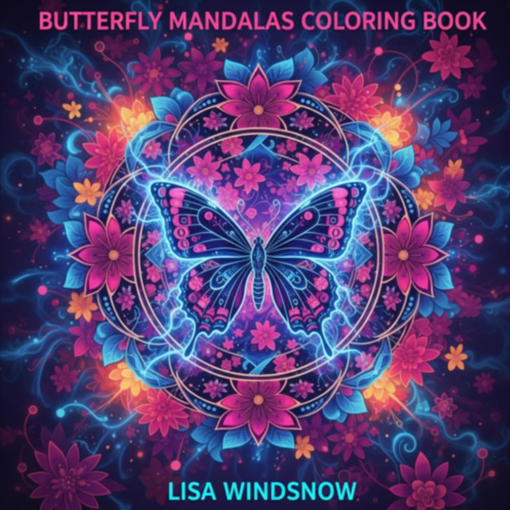 BUTTERFLY MANDALAS: COLORING BOOK
