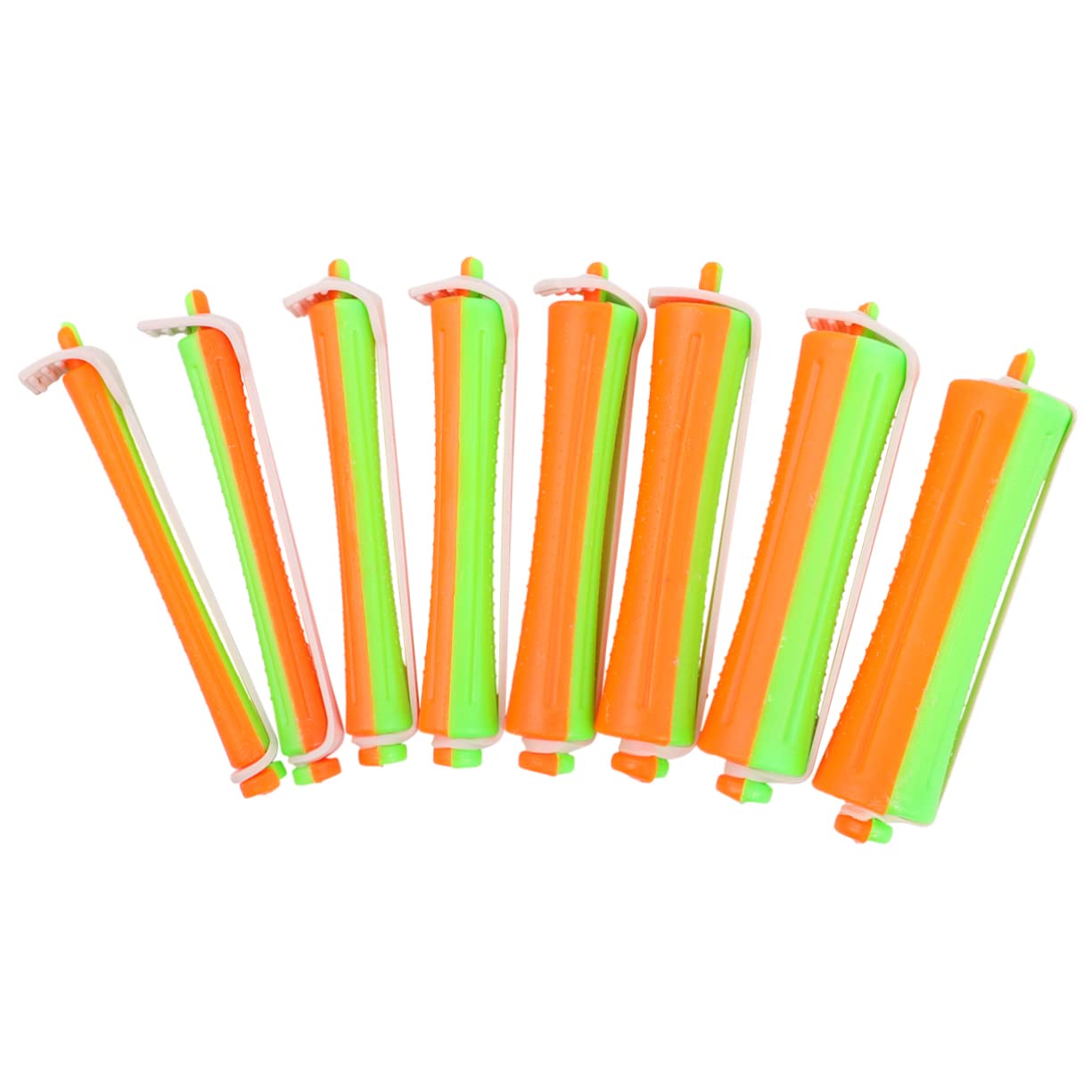 VICASKY 8set 80pcs Double Color Hair Curlers Curling Sticks for DIY Curls at Home Salon Durable Hair Styling Tool Easy to Use