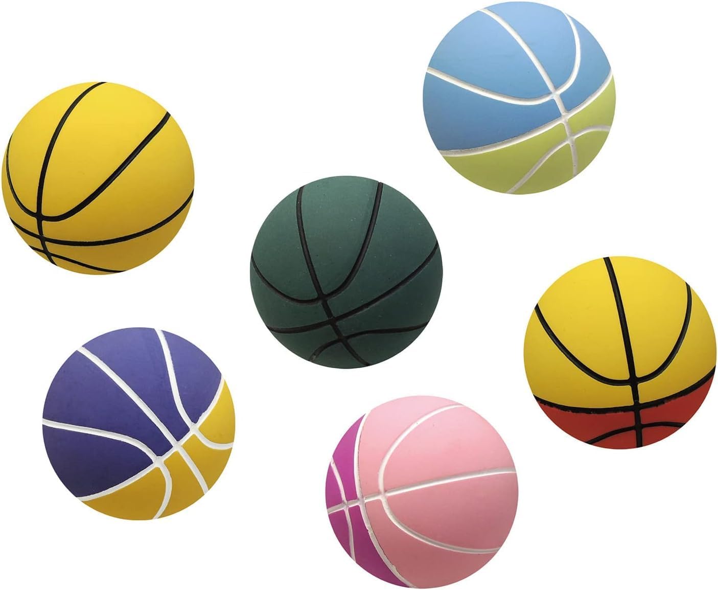 GrabSmart Toys Handball | Kid Bouncy Balls 60mm Mixed Color Party Game Bag Filler for Children | Down Ball Set of 3 (B0CYH8DHTF) Amazon Price History, Amazon Price Tracker
