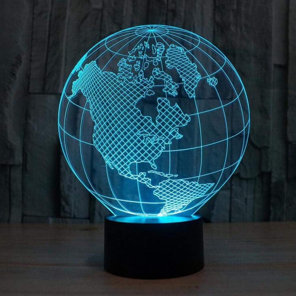 3D Lamp Touch Wwitch 3D USB Lamp Visual Effect Colorful Ambient Christmas Gift Children's Night Light