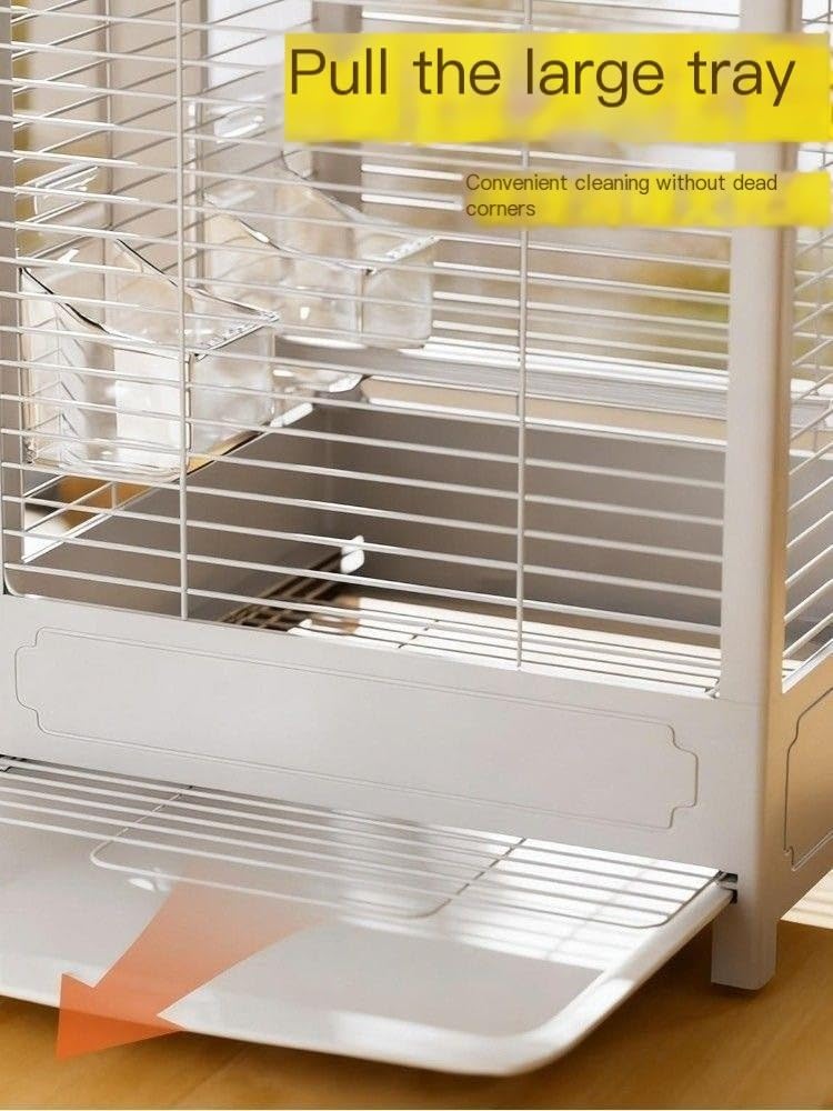 Gabbia for uccelli Clear House, gabbia trasparente sospesa for piccoli uc