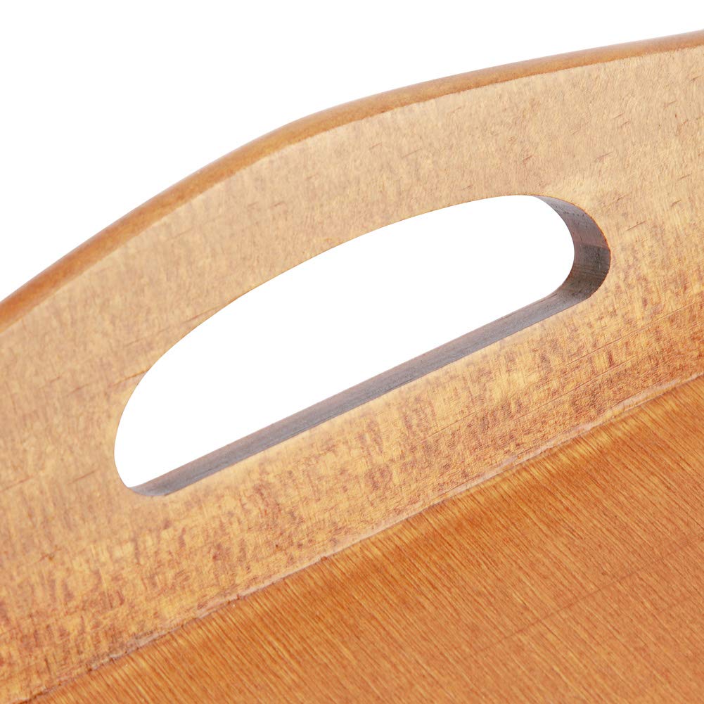 Plateau de Service, Plateau de Service en Bois avec poignées, 12,1 X 10,2 X 1,5 Pouces