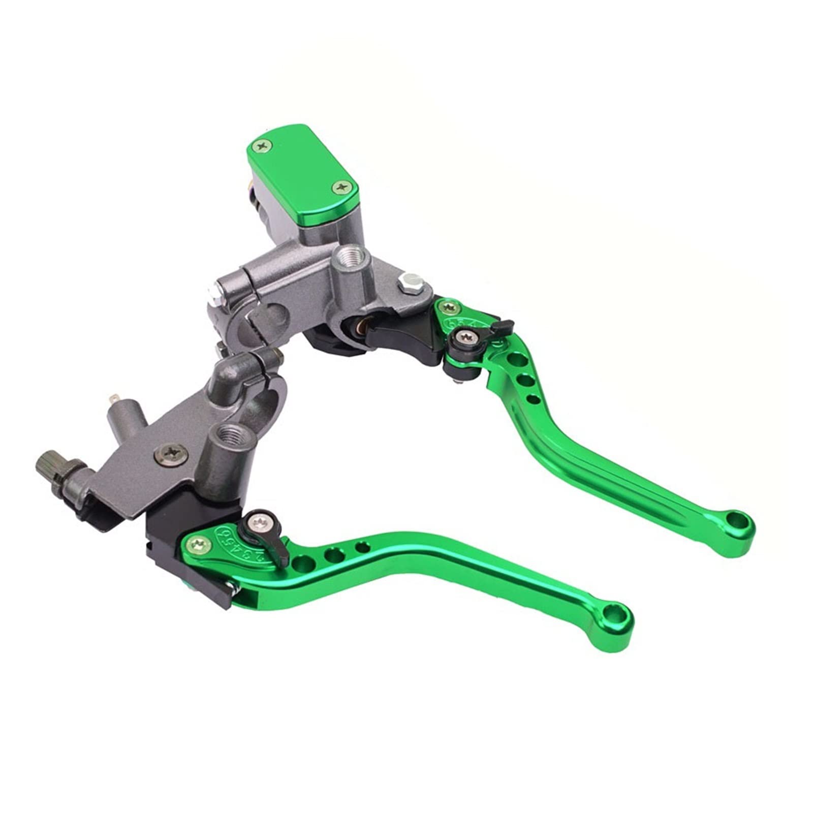 STRATG Palanca 7/8 39; Palanca De Embrague De Línea De Freno For Manija De Motocicleta Compatible con CR85 CR125 CR250 Dirt Bike Pitbike SX EXC (Color : Gray Green)