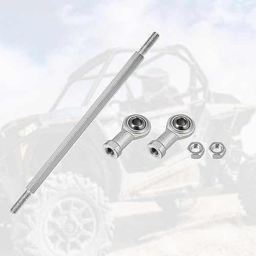 Miniatura 6 de Motoforti 2 piezas M8 8.661in ajustable para barra de dirección para ATV eléctrico de 49 cc, accesorio Go Kart, columna de dirección, suspensión de