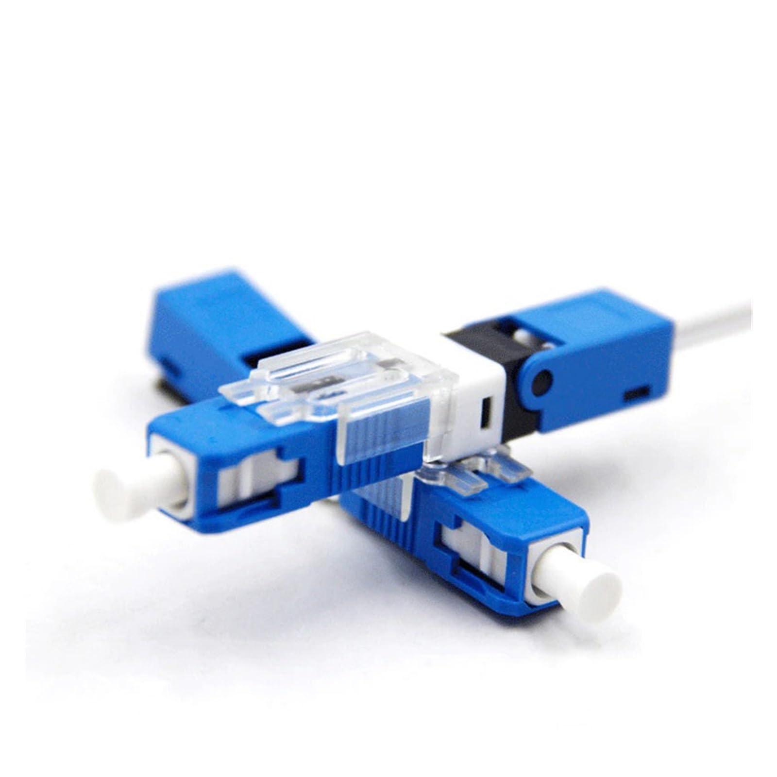 Connecteur rapide à fibre optique FT-TH SM Connecteur rapide à fibre optique SC UPC et SC AC Connecteur à fibre optique monomode FT-TH(100pcs apc)