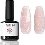 Modelones Jelly Gel Nail Polish 15 ML Neutral Sheer Nude Pink Gel Polish Translucent Soak off LED Gel DIY Manicure Nail Gel Polish Gift for Girls Women