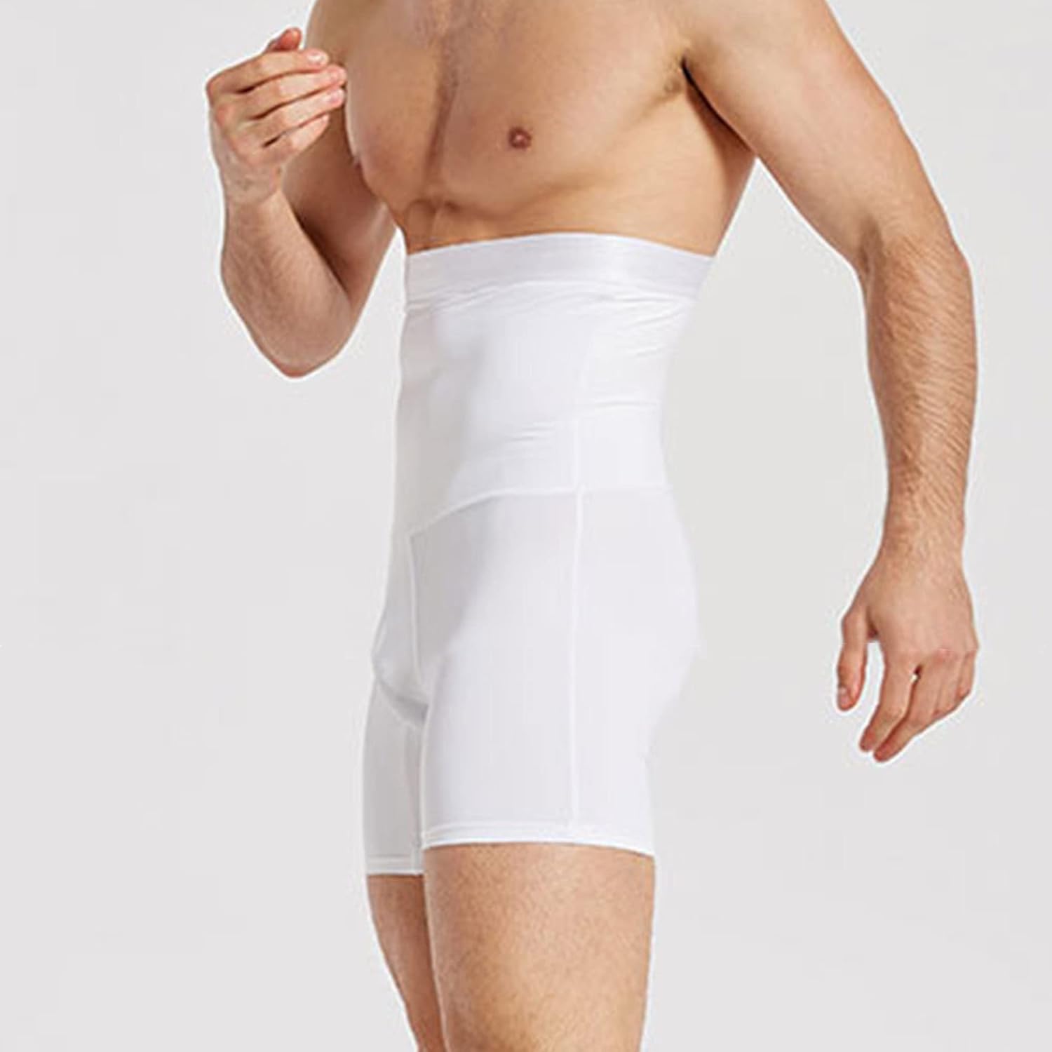 Maiyifu-GJ Men's Breathable Belly Girdle Underwear Slimming Body Shaper Trunks Compression Shapewear Boxer Briefs