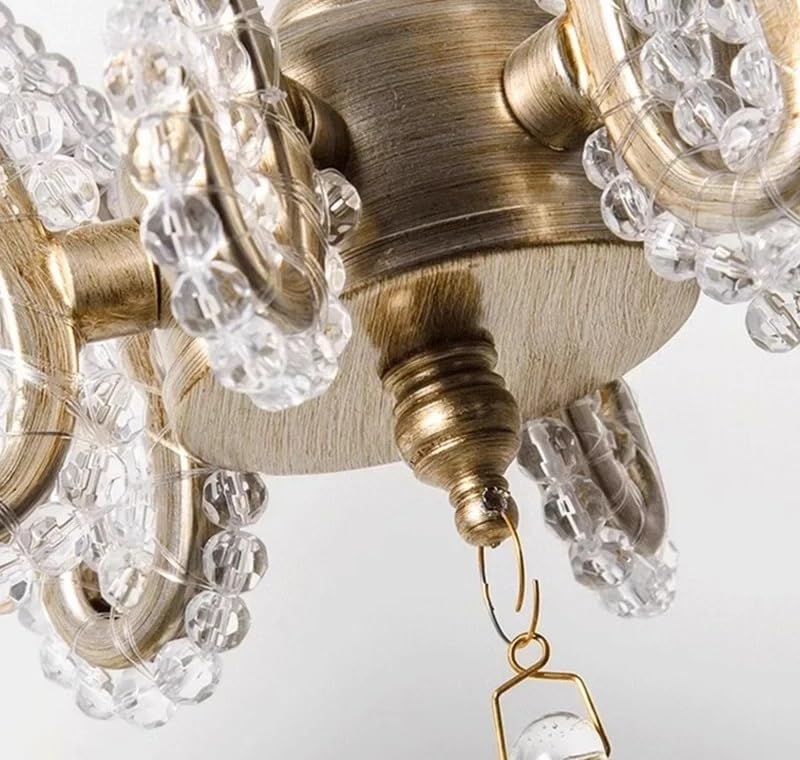 Lámparas de araña nórdicas para Comedor, lámparas Colgantes de Techo, iluminación Interior (Blanco frío, 6 Cabezales).
