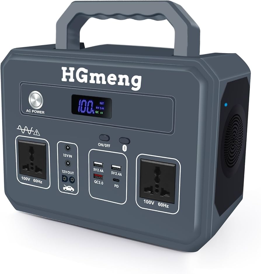 Amazon.co.jp: HGmengポータブル電源便携式充電池、500Wの大容量