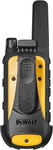 Miniatura 17 de DEWALT DXFRS800 - Paquete de radios bidireccionales de 2 W, Walkie Talkies resistentes, paquete de 6 con 6 auriculares y cargador de banda