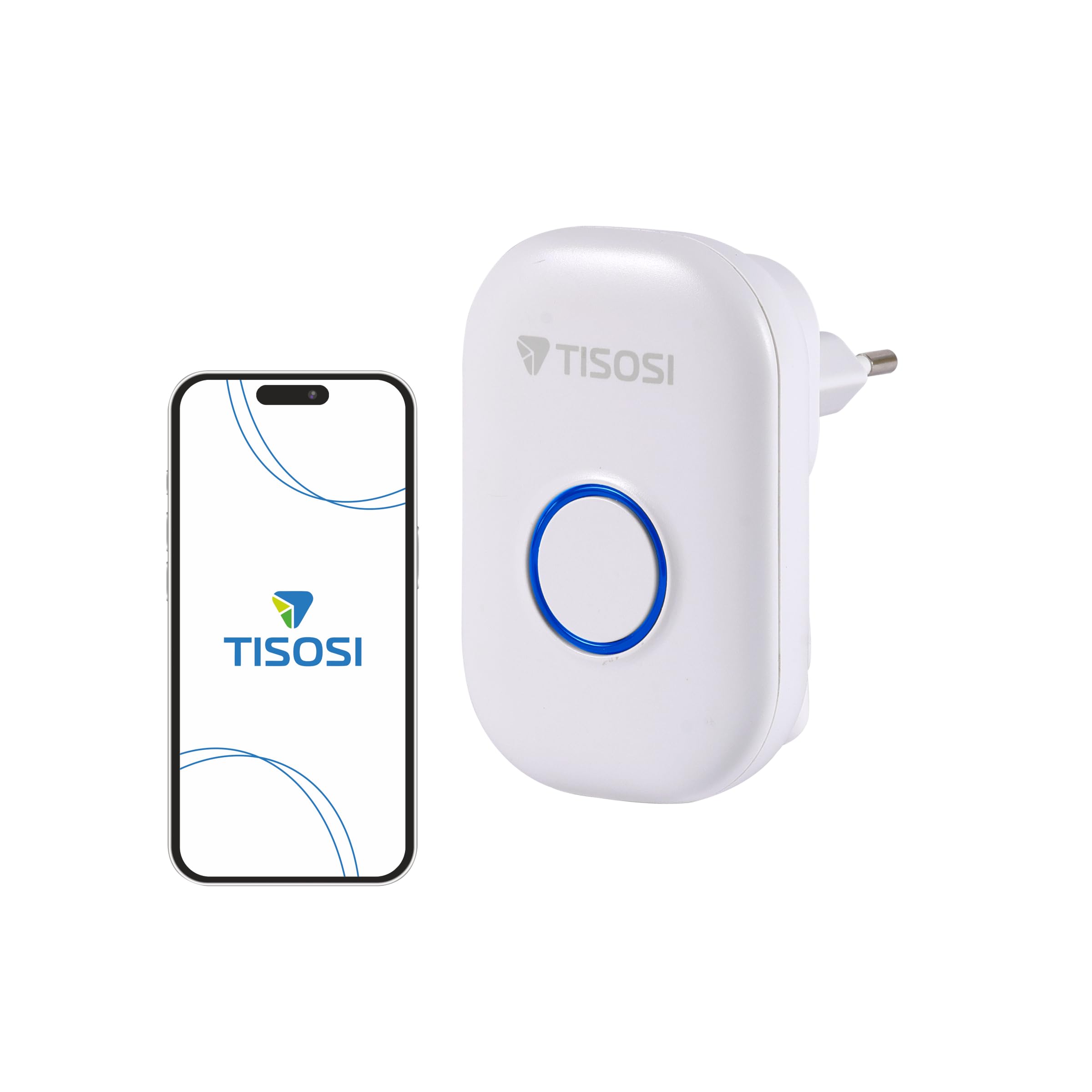 T-SB1 Wireless Smart Door Bell | Smart Door Bell for Home | Wi-Fi App Connected | 180m Long Range | ABS Body | 32 Ringtones | IP44 Waterproof Transmitter | Compatible with TISOSI Smart Locks-image-31