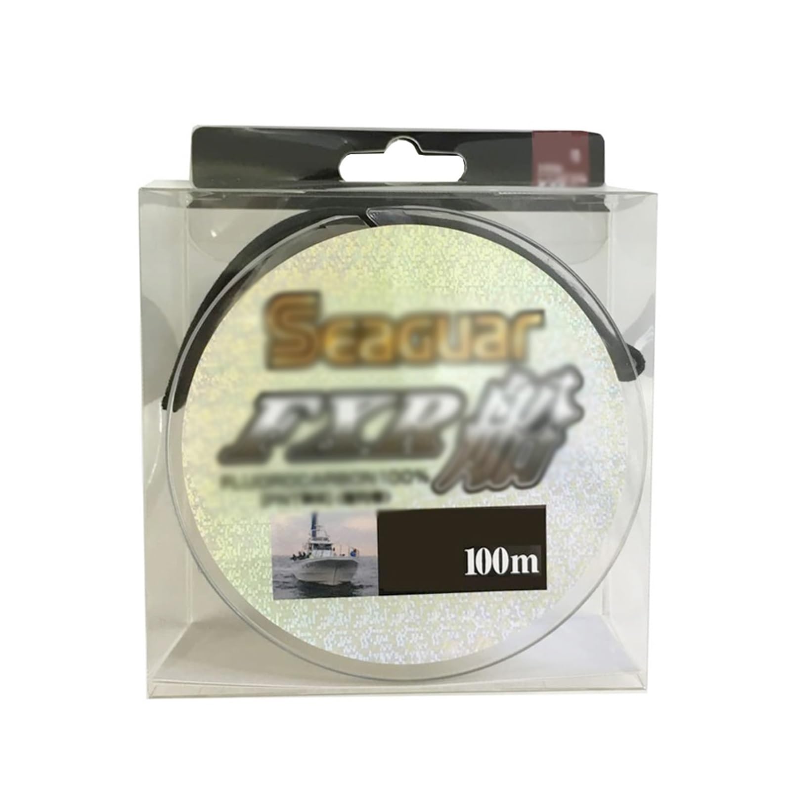 GRFIT Línea de Pesca Línea de Pesca de 100M, líneas de Pesca de fluorocarbono de 6LB-12LB, Resistencia al Desgaste Hilo de Pescado Fuerte (Color : B, Size : 8.0-0.470mm)