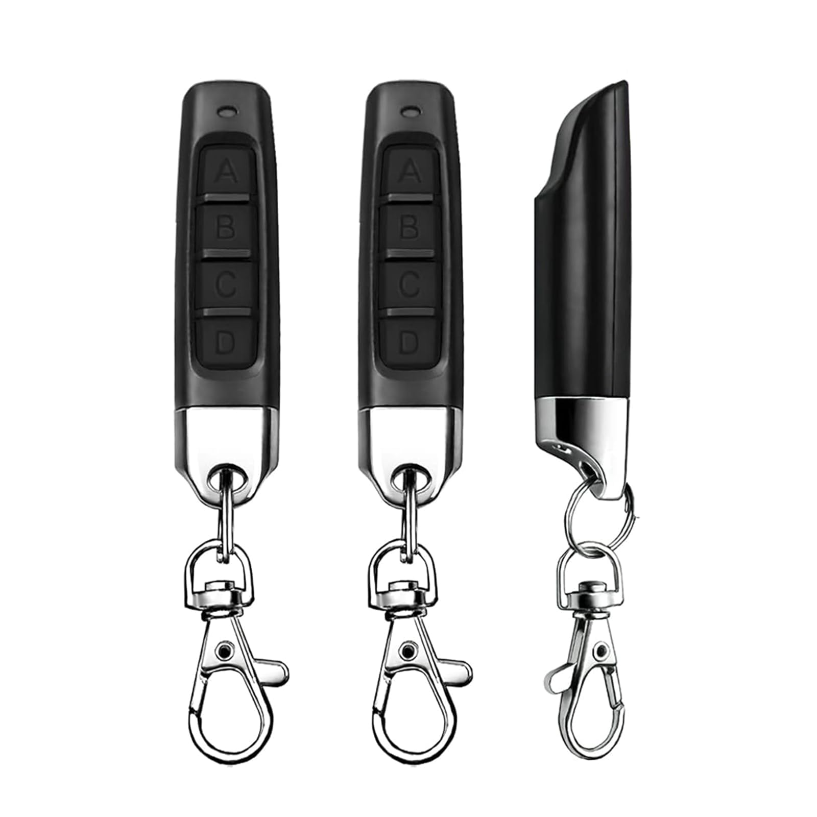 OSHIMA 3PCS Garage Door Opener Remote Universal Garage Door Wireless Remote 433Mhz Gate Remote Control Electric Opener Durable Wireless Cloning Key Fob Key Fob For Alarm Home And Store Security