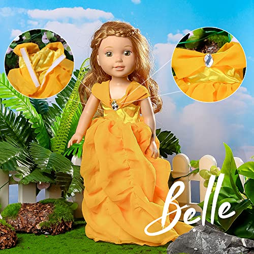 Fundolls FAIRYDOLLY-14-NEW 5 SET 14-Inch Doll-Clothes Princess Costume Dress thumb #2