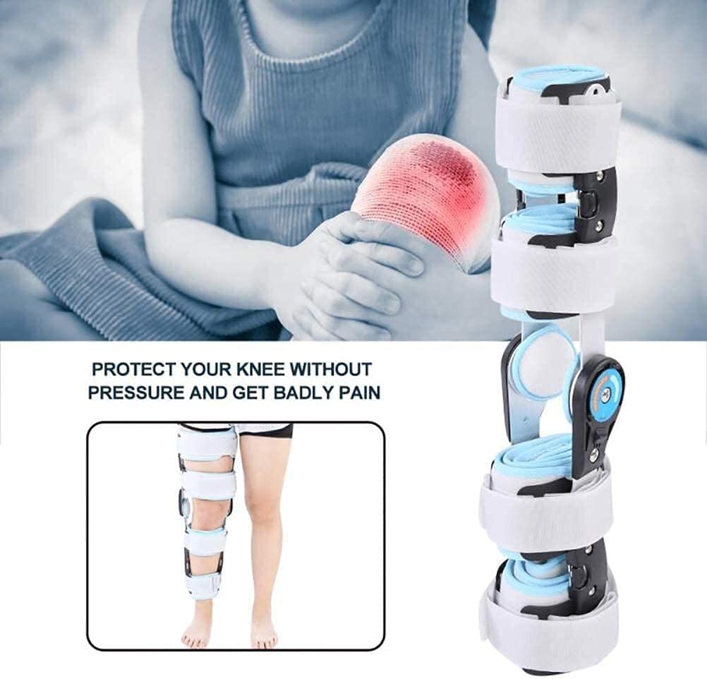 Orteza na zawiasach, stabilizator nóg orteza kolana szyna regulowana chirurgiczna stabilizacja stabilizacja wsparcie złamania dla ACL, PCL, MCL lub LCL