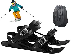 Raquetes de neve para mulheres, Raquetes de neve para homens | Esquis de patinação - Ferramentas leves de esqui antiderrapantes, acessório de esqui ajustável com bolsa de transporte, raquetes de neve