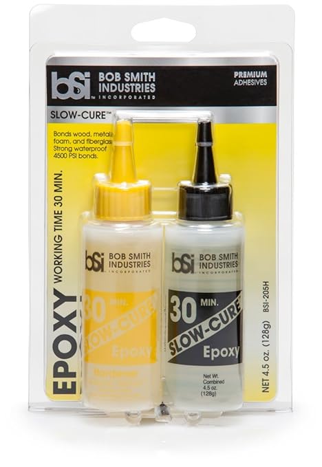 Bob Smith Industries BSI-205 Clear Slow-Cure Epoxy (4.5 oz. Combined)