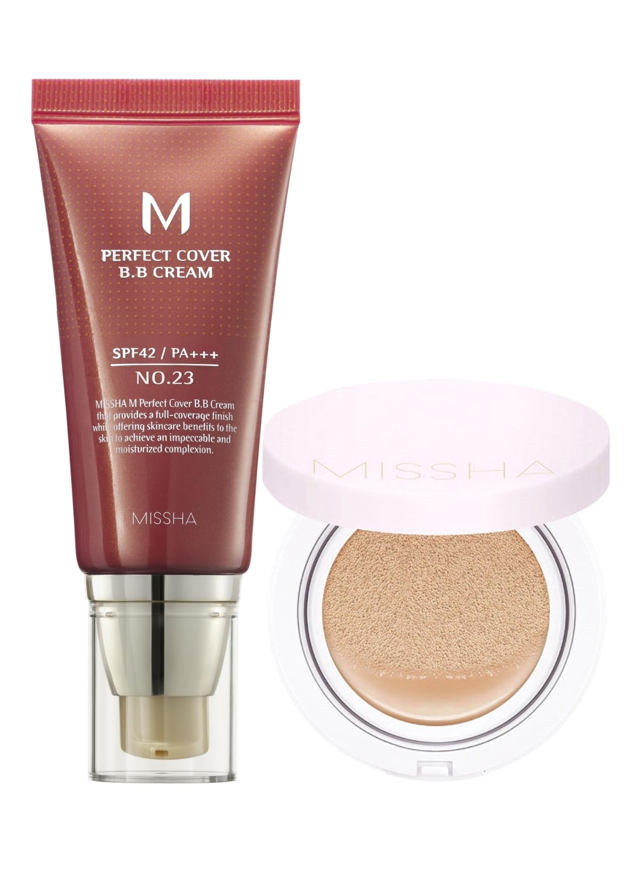 Amazon.com: MISSHA No.23 Bundle M Perfect Cover BB Cream & Magic