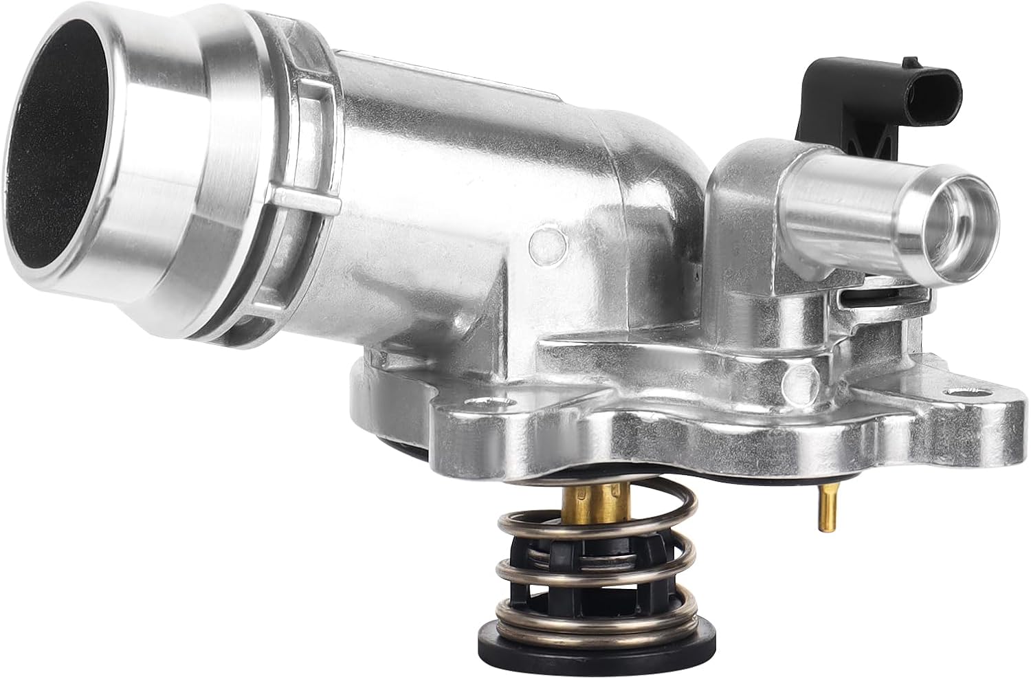 Aluminium Engine Coolant Thermostat Housing Assembly 68217305AE for 2017-2025 Chrysler Pacifica 2020-2024 Voyager 2022-2025 Ram ProMaster 1500 2500 3500 3.6L Replace NO. 902-3114 68217305AG