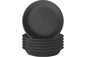 Plastic Plant Saucer Trays 7.5" Single Size for Pots Indoors